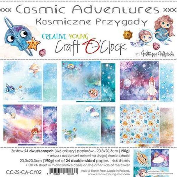 Craft O Clock 8x8 Paper Pad Cosmic Adventures