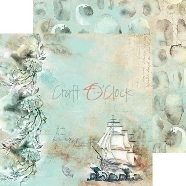 Craft O Clock 8x8 Paper Pad Ocean Deep