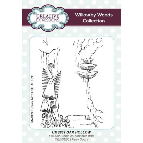 CE Rubber Stamp Oak Hollow #UMS882