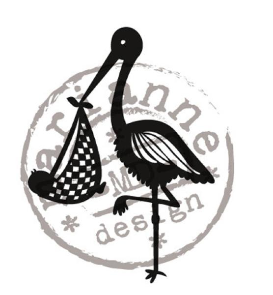 Marianne Design Clear Stamp Stork (Storch)