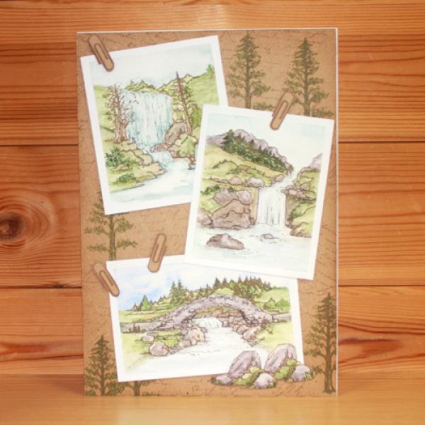 Hobby Art Clear Stamps Waterfalls