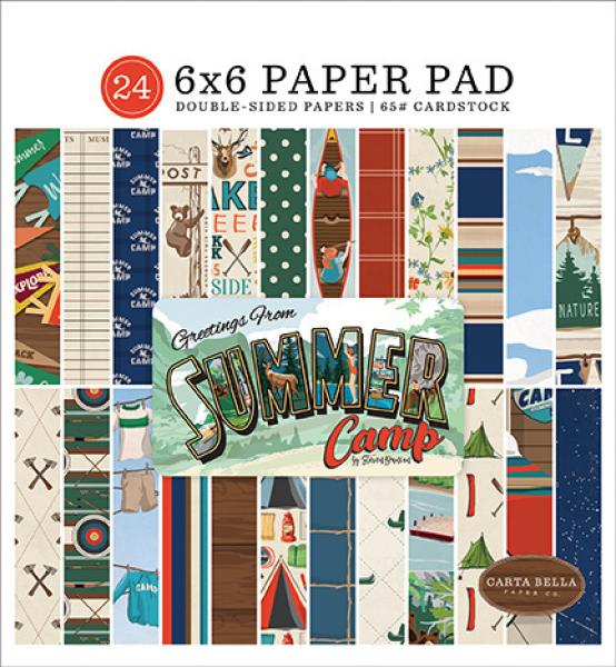 Carta Bella 6x6 Paper Pad Summer Camp