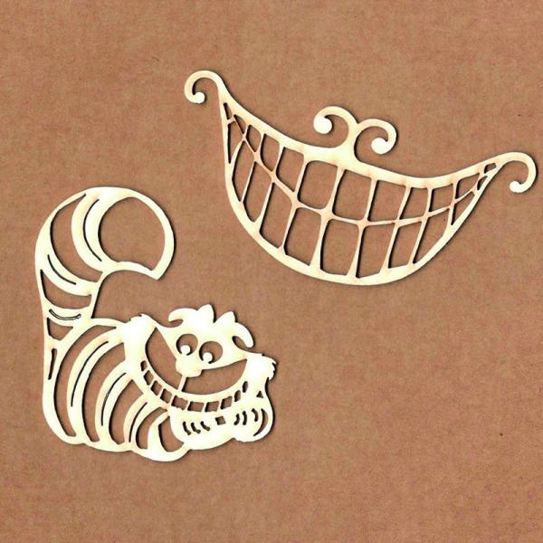 Chipboards Cheshire Cat #2427