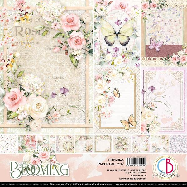 Ciao Bella 12x12 Paper Pad Blooming CBPM066
