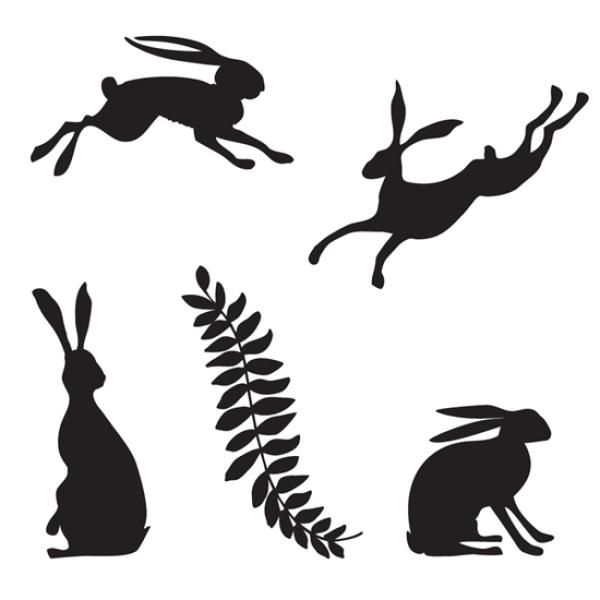 Claritystamp Clear Stamp Hares Set (Hasen)