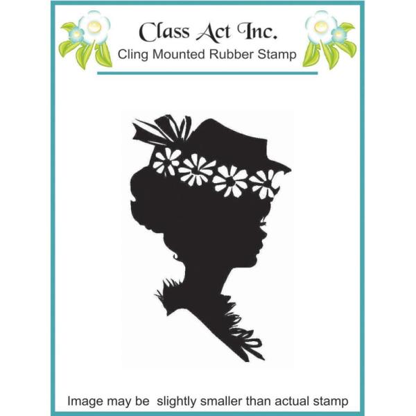 Class Act Inc. Cling Stamp Girl with Hat