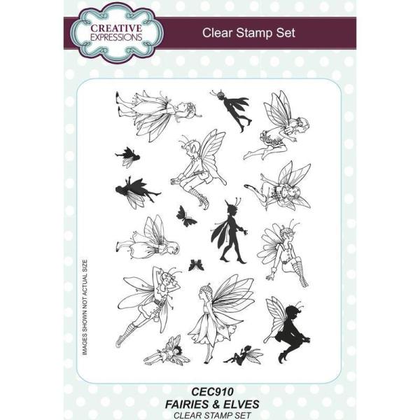 Clear Stamps Set Fairies & Elves #CEC910
