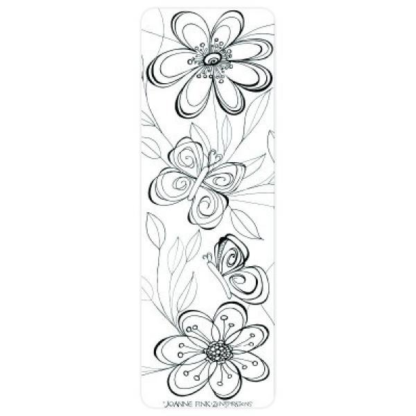 SALE Coloring Bookmark Butterfly