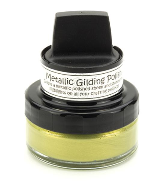 Cosmic Shimmer Metallic Gilding Polish Golden Olive
