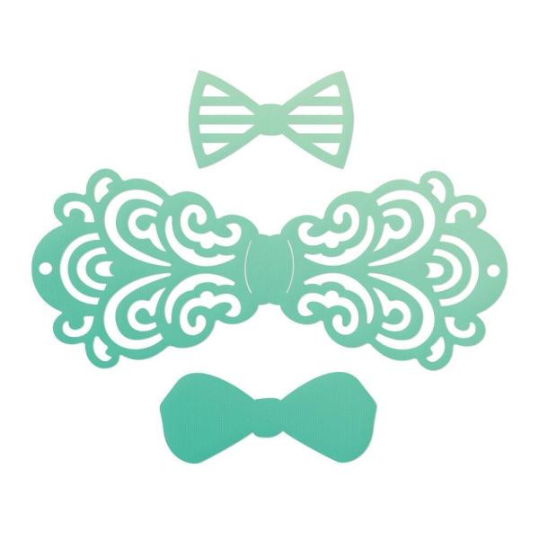 Couture Creations Mini Die Filigree Bow Tie Set