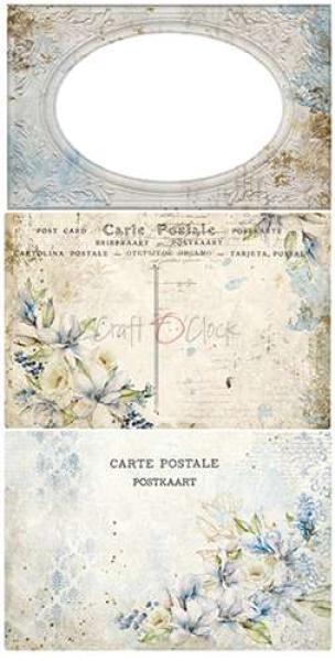 Craft O Clock 12x6 Basic Paper Set Vintage Sky