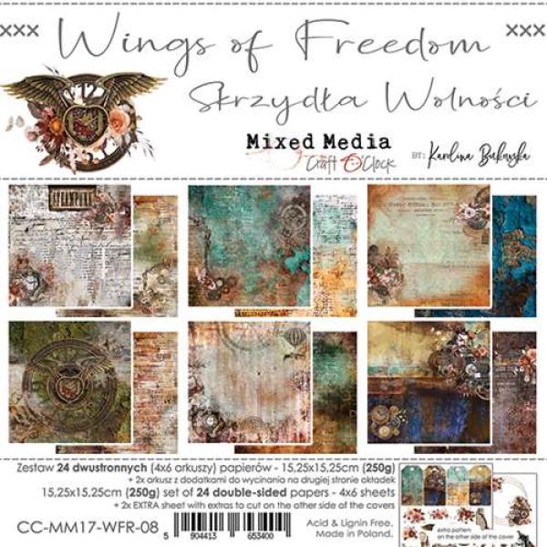 Craft O Clock 6x6 Paper Pad Wings Of Freedom_eingestellt