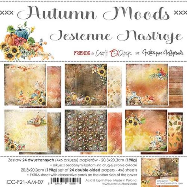 Craft O Clock 8x8 Paper Pad Autumn Moods