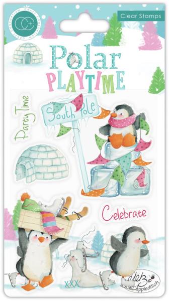 Craft Consortium Clear Stamp Polar Playtime #23