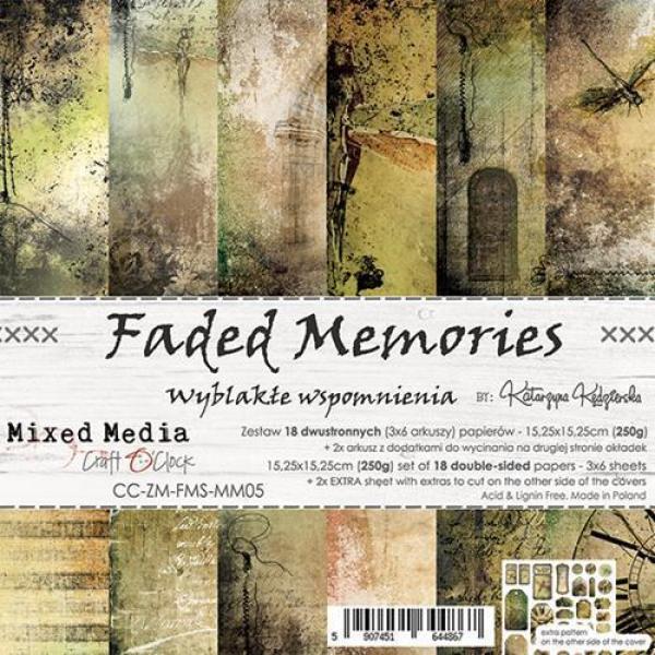 Craft O Clock 6x6 Paper Pad Faded Memories_eingestellt