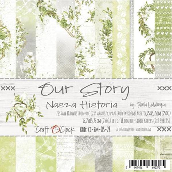 Craft O Clock 6x6 Paper Pad Our Story