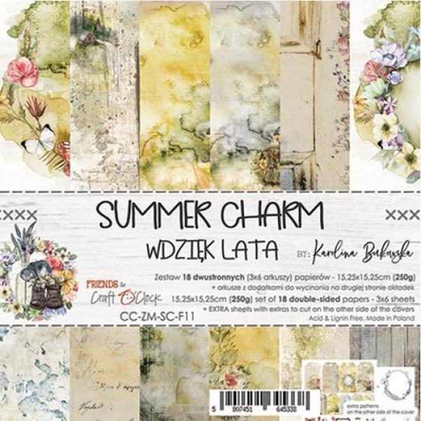 Craft O Clock 6x6 Paper Pad Summer Charm_eingestellt