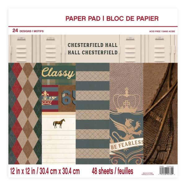 Craft Smith 12x12 Inch Paper Pad Chesterfield Hall