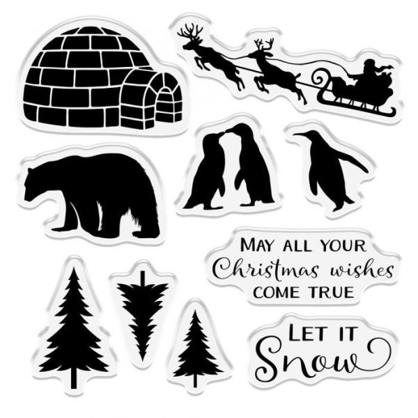 Crafters Companions Clear Stamp Set Artic Delights
