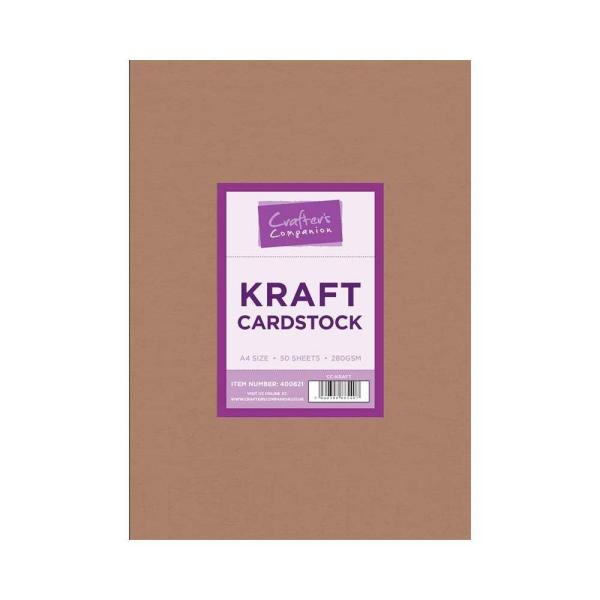 Crafter's Companion A4 Kraft Cardstock 50stk