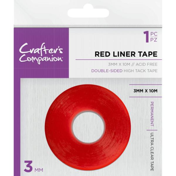 Crafter's Companion Red Liner Double Sided Tape 3mm