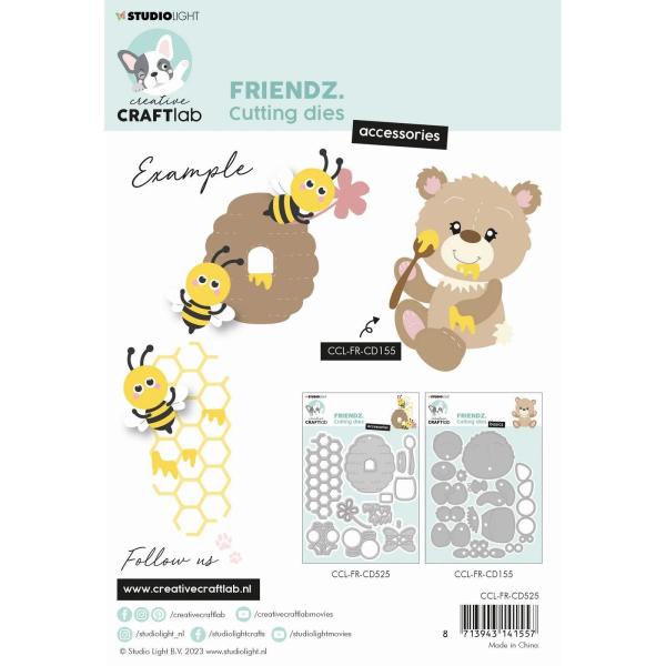 Craftlab Friendz Cutting Dies Honey Beez Accessoires #525