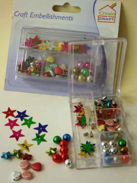 Create and Craft Embellishment Sortiment Sterne