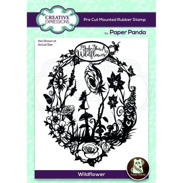Creative Expressions Cling Stamp Wildflower CERPP005