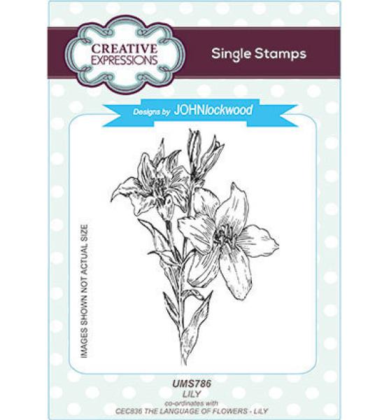 Creative Expressions Lily Stamps To Die For #UMS786