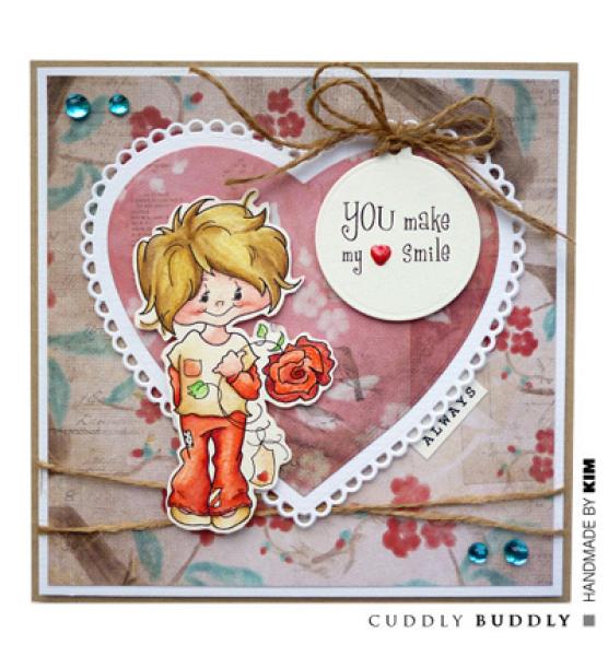 SALE Cuddly Buddly Clearstempel Little Poppets in Love