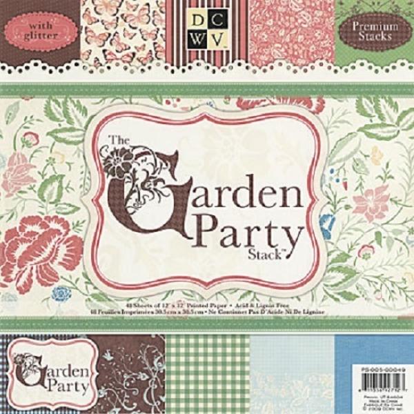 DCWV 12 x 12 Paper Garden Party Stack