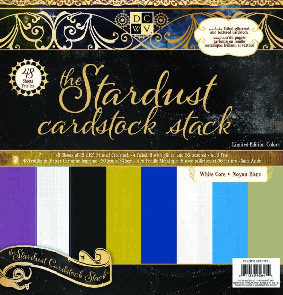 DCWV 12 x 12 Paper The Stardust Cardstock Stack