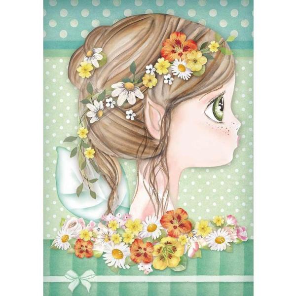 Stamperia A4 Rice Paper Daisy Fairy #4410