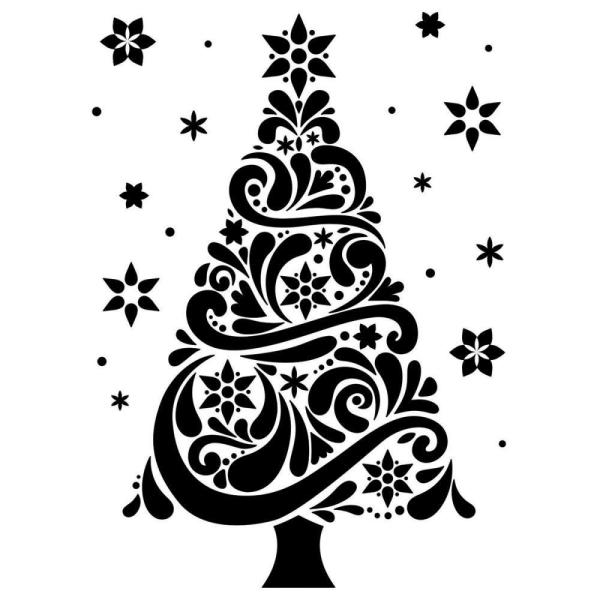 Darice Embossing Folder Christmas Tree #2