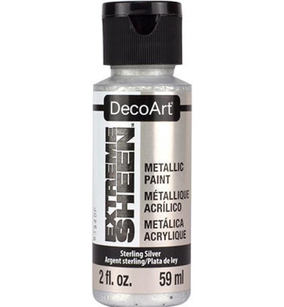 DecoArt Metallic Paint Extreme Sheen Sterling Silver DPM07