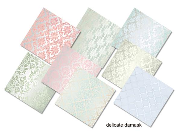 Decorer 6x6 Paper Pad Delicate Damask