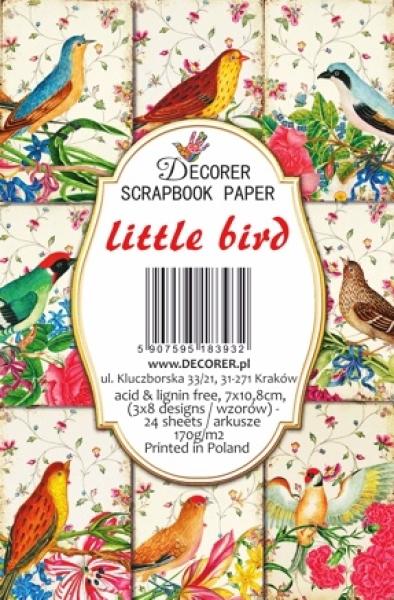 Decorer Mini Scrapbook Paper Set Little Bird