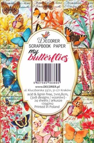 Decorer Mini Scrapbook Paper Set My Butterflies