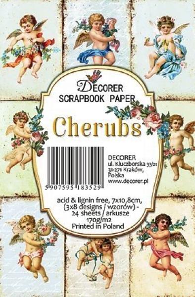 #57 Decorer Mini Scrapbook Paper Set Cherubs