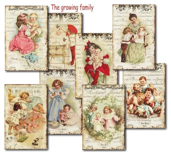 Decorer Mini Scrapbook Paper Set The Growing Family