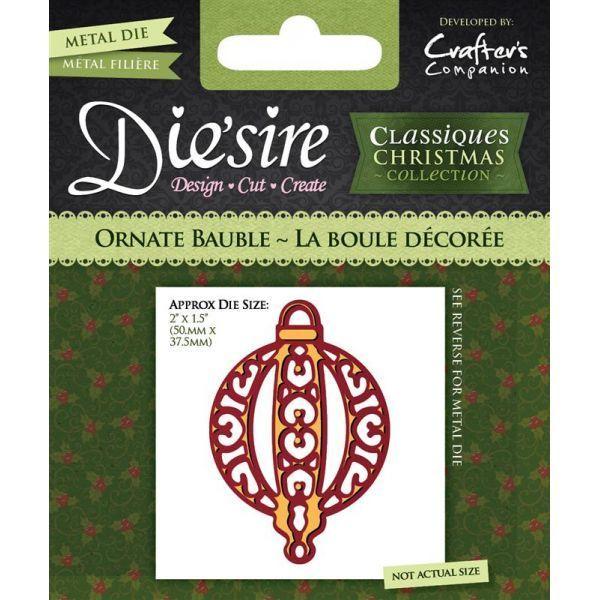 Die'sire Classiques Christmas Die - Ornate Bauble