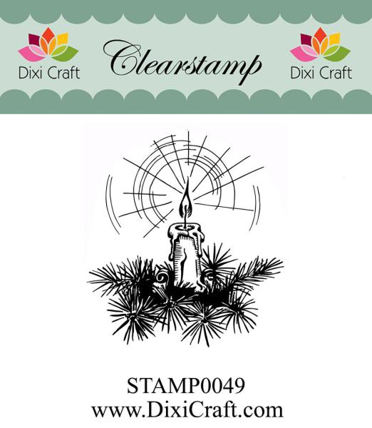 Dixi Craft Clear Stamp Candle #0049