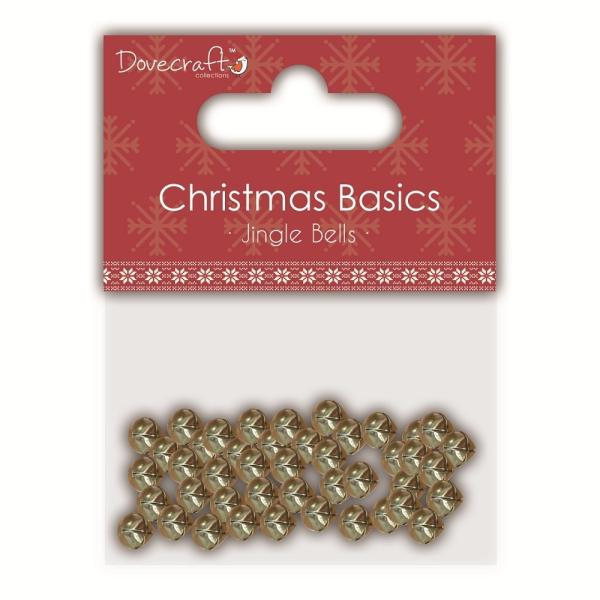 Dovecraft Christmas Basics Jingle Bells Gold #TL005