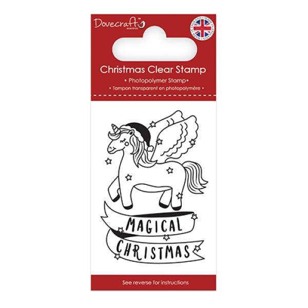 Dovecraft Christmas Clear Stamps Magical Christmas #174
