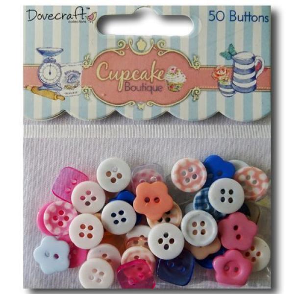 Dovecraft Cupcake Boutique Buttons