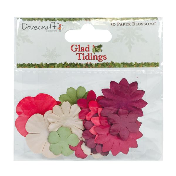 Dovecraft Glad Tidings Paper Blossom #FLW003