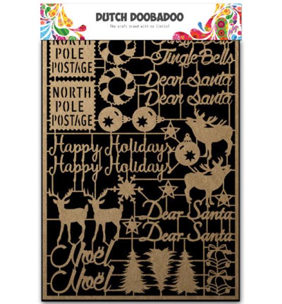 Dutch Doobadoo Paper Art A5 Christmas (Weihnachten)