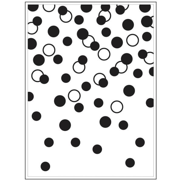 Darice Embossing Folder Gradiating Dots