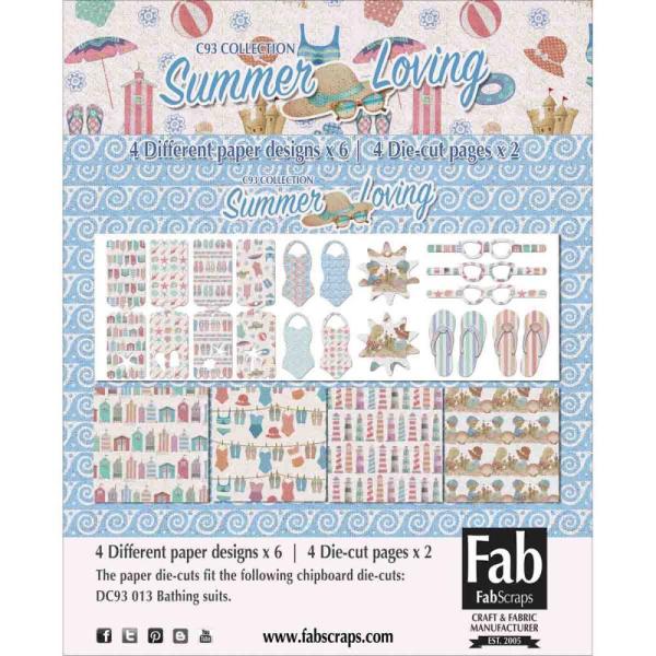 FabScraps Card Kit Summer Loving #MC93001A