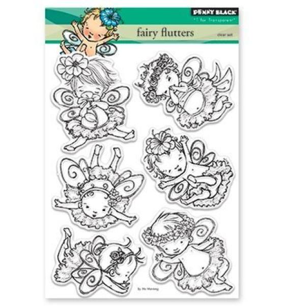 Penny Black Clear Set Stamp Fairy Flutters #30-408